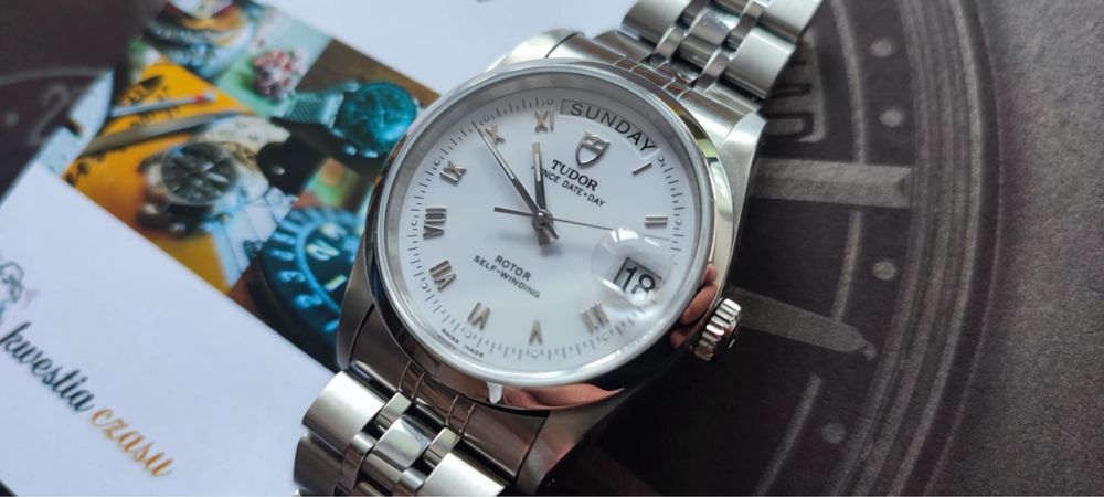 Tudor prince date 36 mm full set