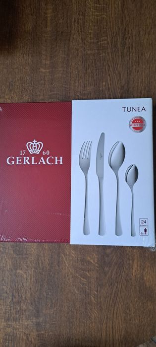 GERLACH TUNEA sztućce 24 sztuki.Nowe