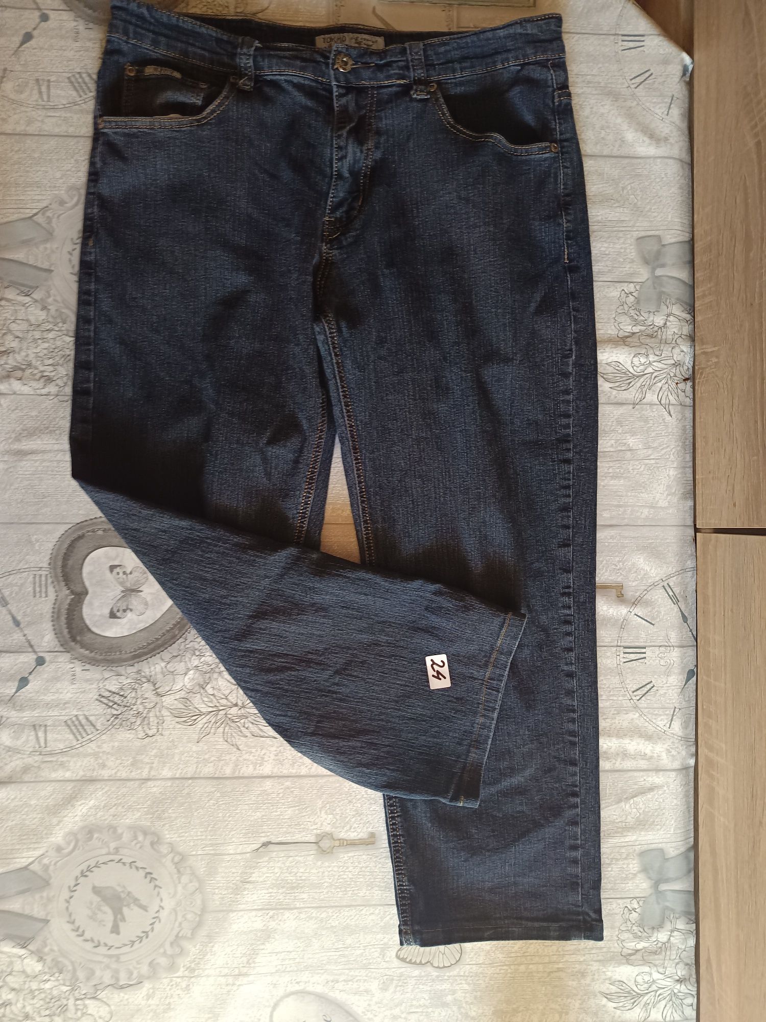 Spodnie jeans męskie XL.
