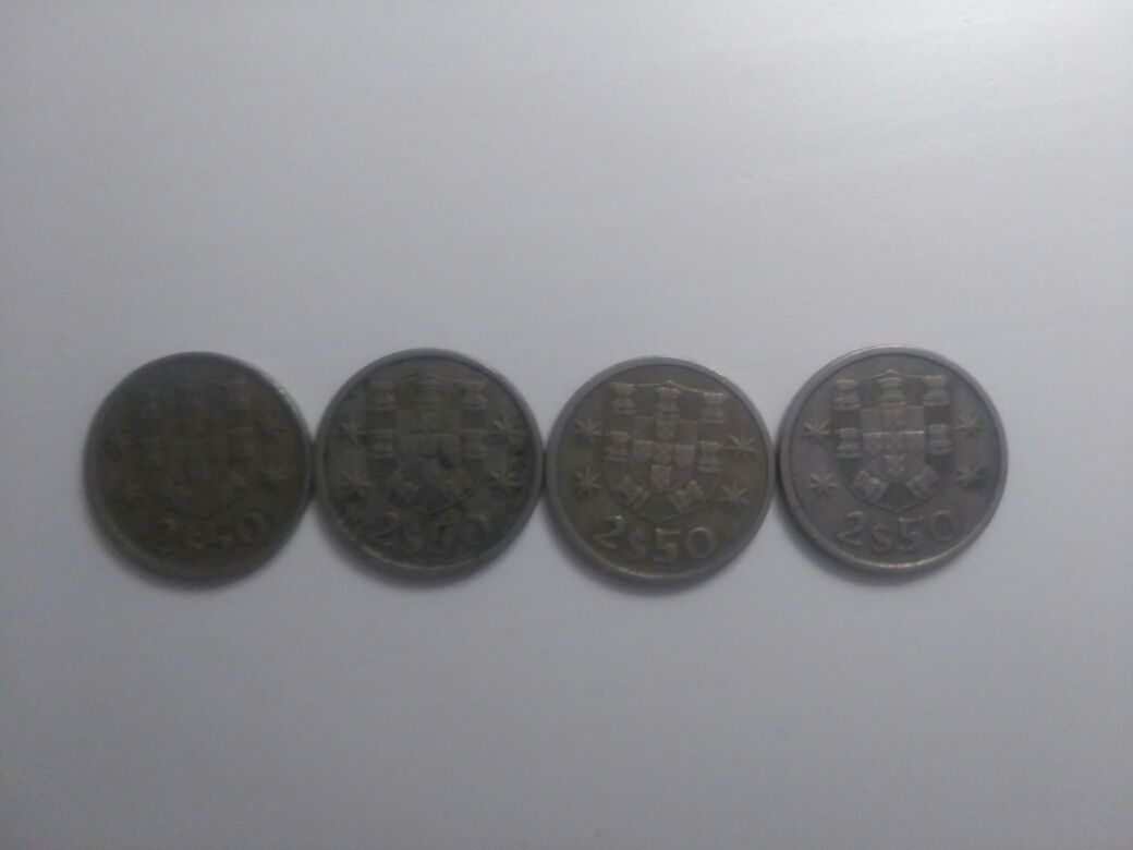 Moedas de 2.5 escudos - Portugal