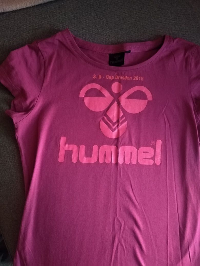 Bluzka Hummel XS różowa funkcja t-shirt