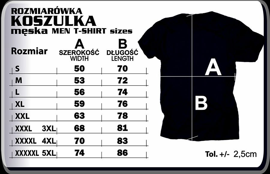 Capybara standard - dwustronna koszulka męska Rozmiary S M L XL XXL 3X