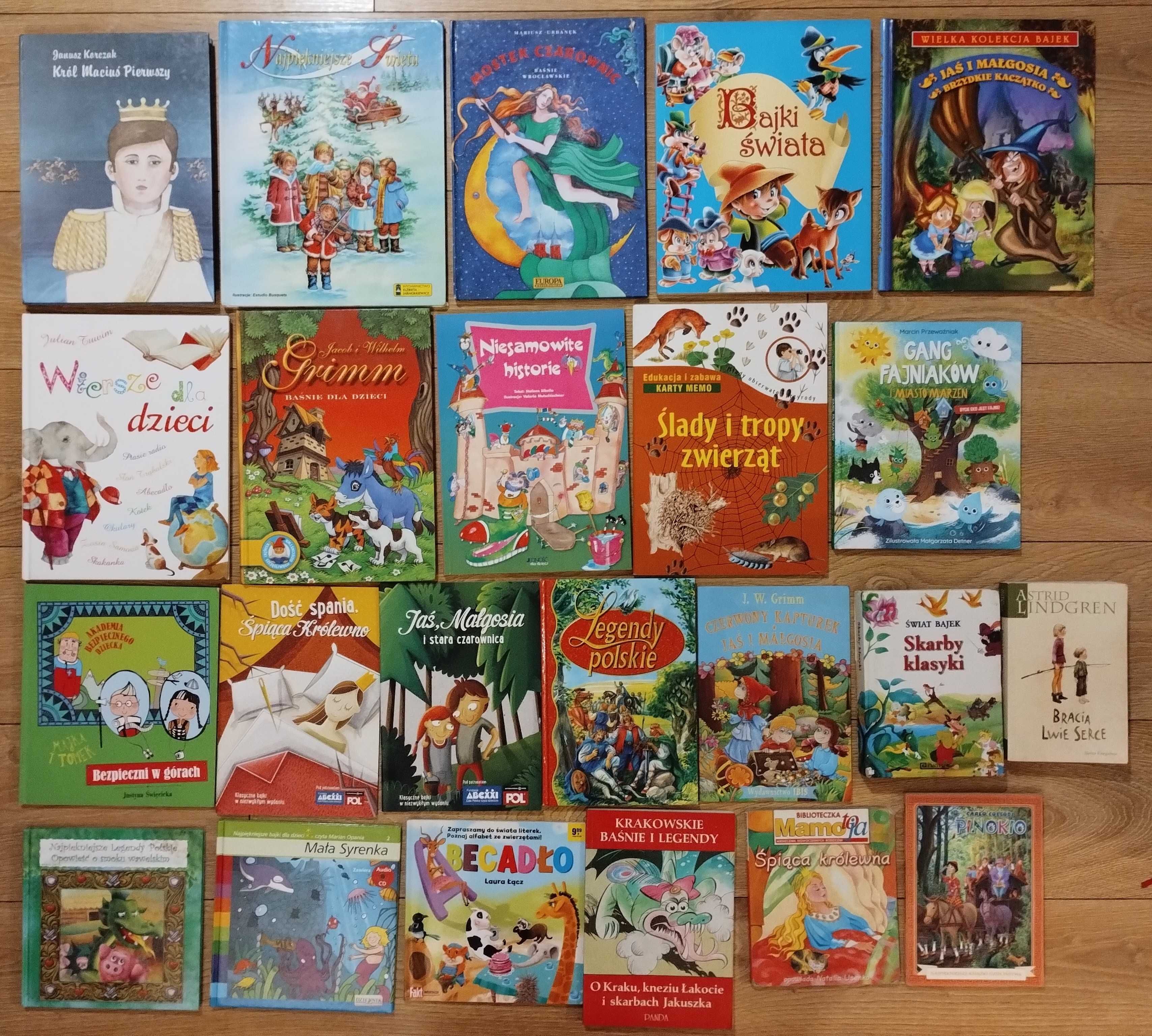 24 książki dla dzieci Lindgren Skarby klasyki Pinokio Korczak