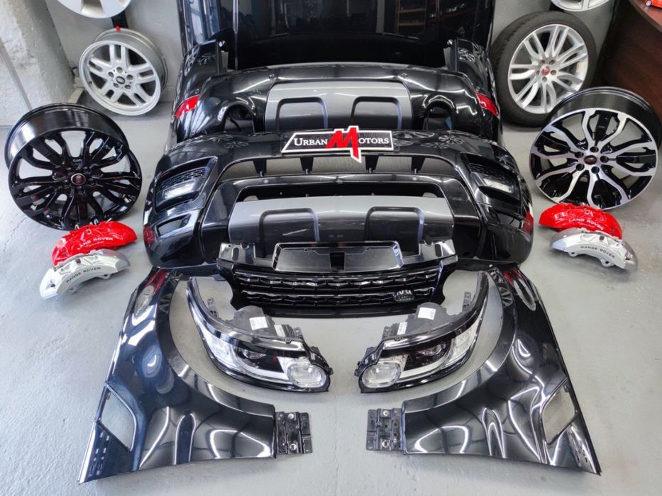 Land Rover Range Rover Sport капот бампер фара