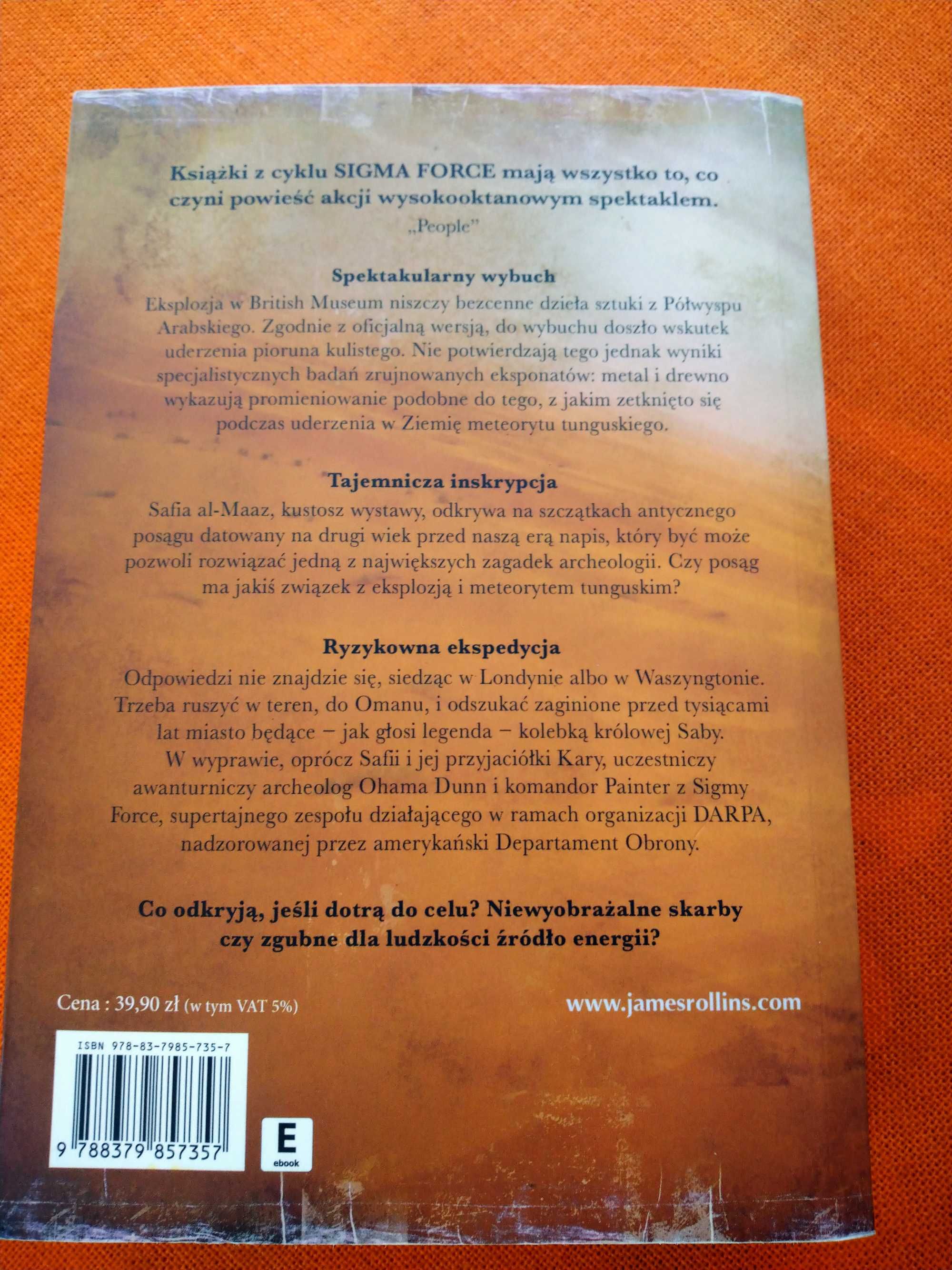 James Rollins - Burza piaskowa