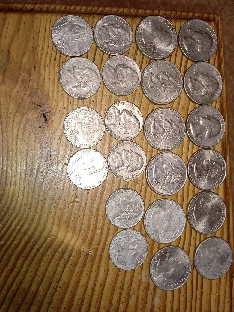 Монети Америки liberty.