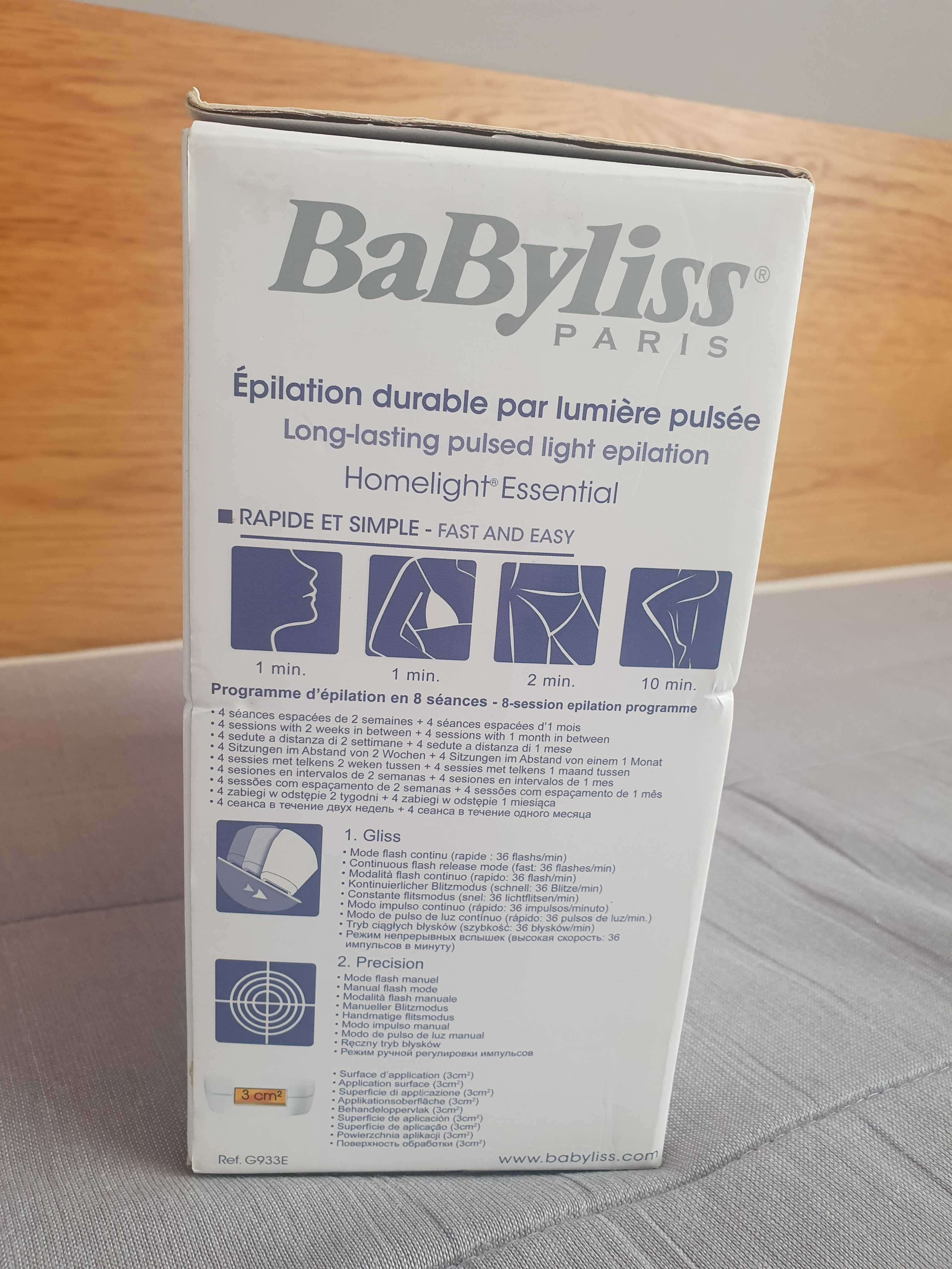 Depilator laserowy BaBylissG933E