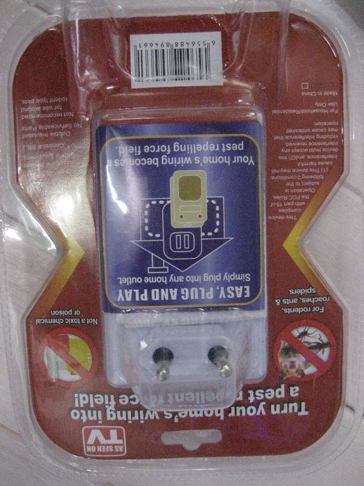 Крысы мыши тараканы отпугиватель Pest Reject ультразвук ночник 220 V