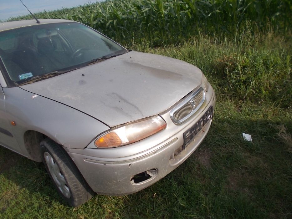 Rover 200, 214,benzyna 1,4 16V,przeznaczony na części,srebrny,5 drzwi