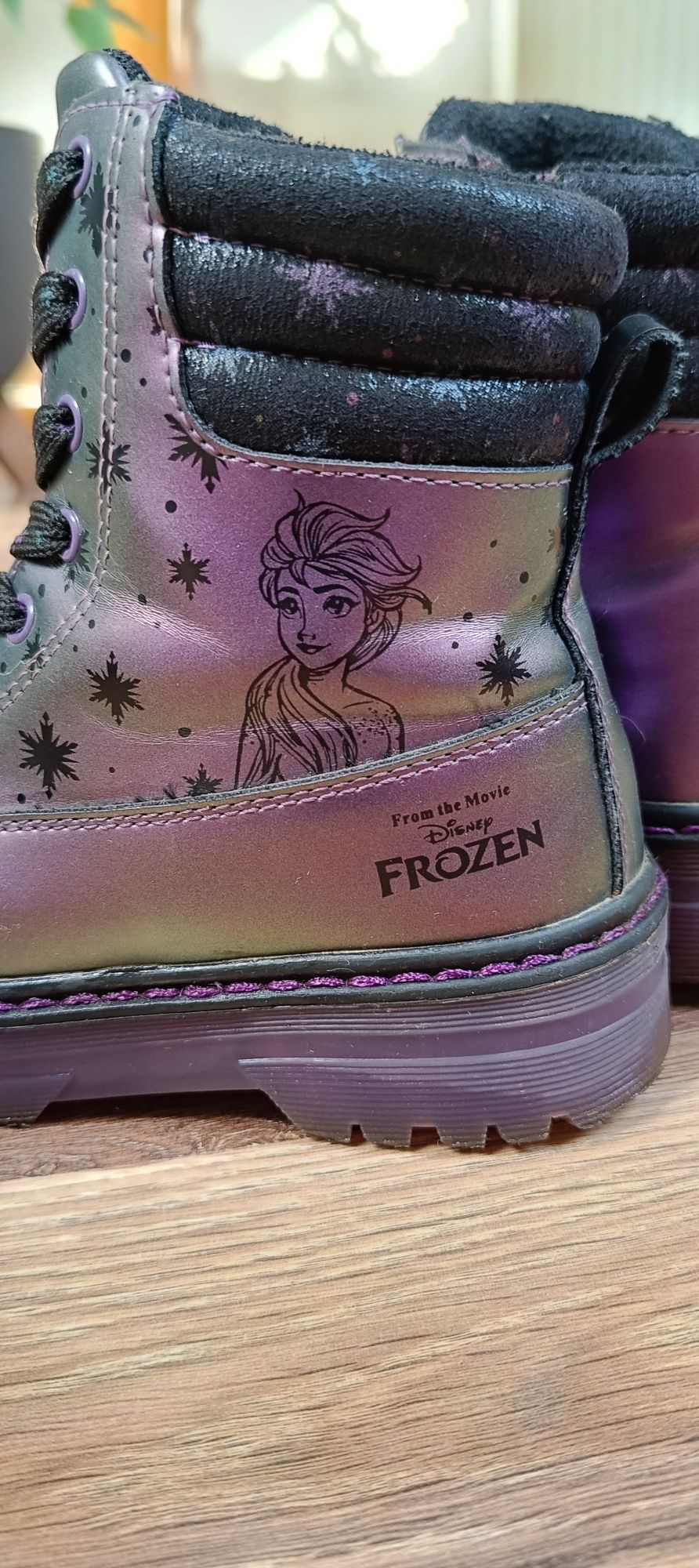 Buty Disney Kraina Lodu ELSA zimowe trapery kozaki śniegowce 30