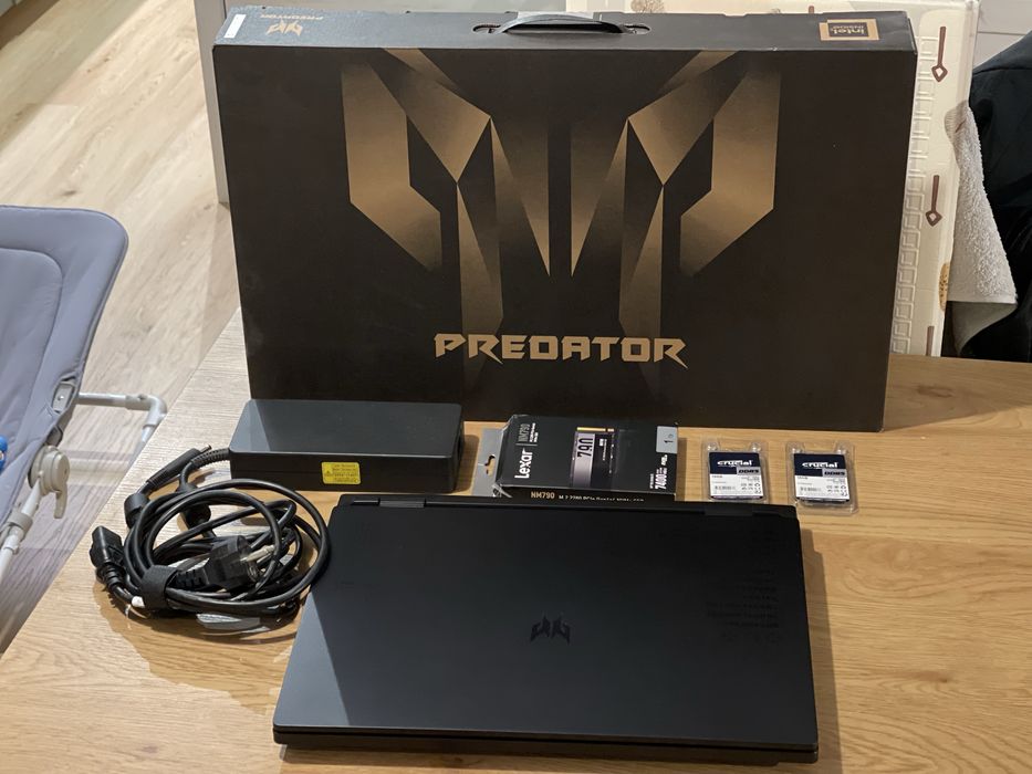 Laptop do gier / pracy / Gwarancja - i9, RTX 4070, 32GB RAM, 2 TB SSD