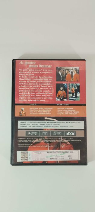 As quatro penas brancas - DVD
