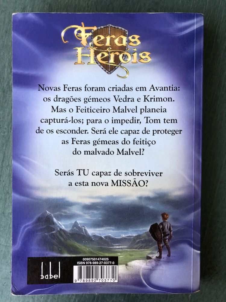 Coleção “Feras e Heróis” de Adam Blade