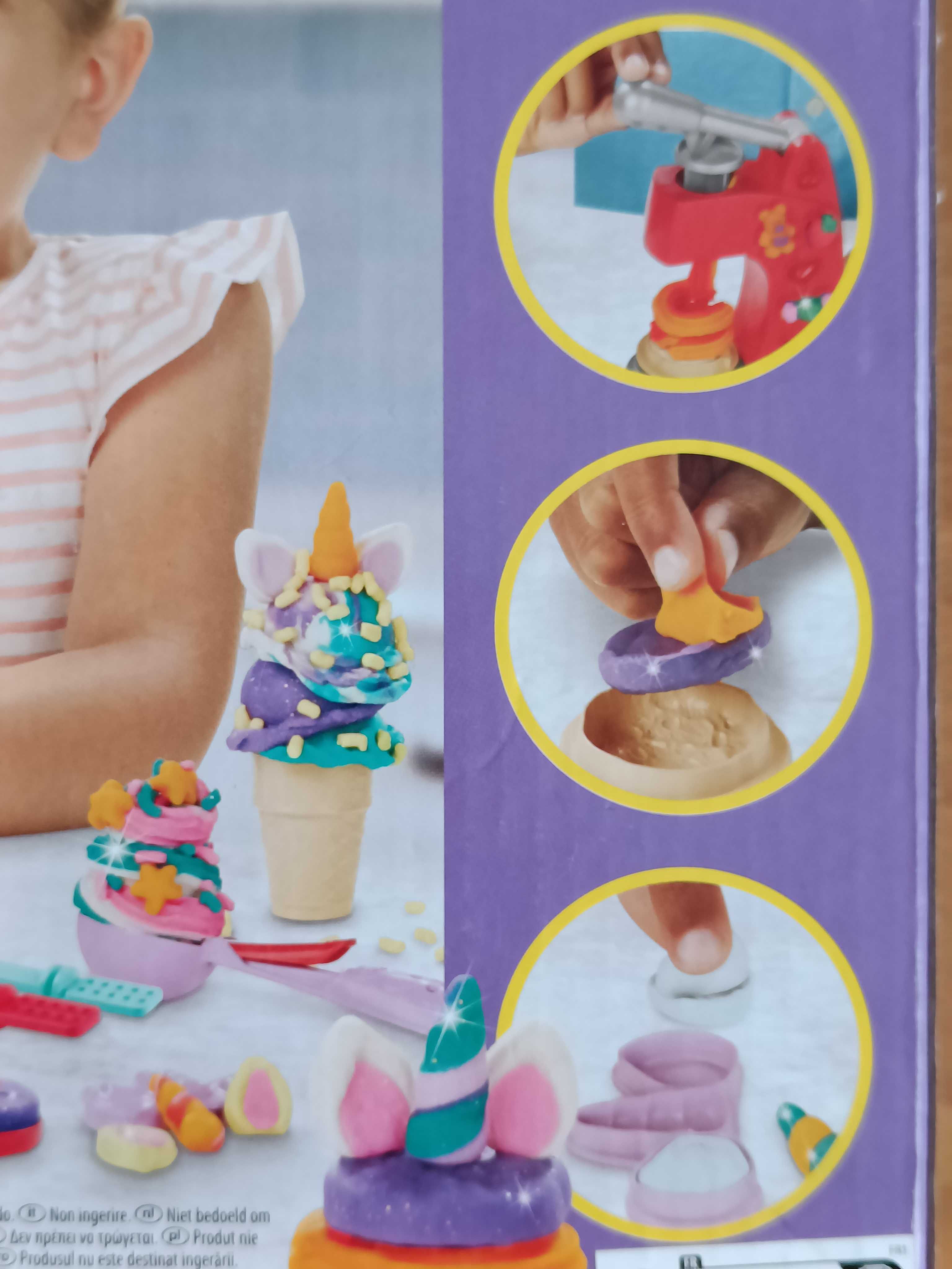 Nowe Play Doh kitchen creations lody lodziarnia ice cream
