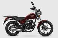 Motocykl Barton Classic 125 bordo nowy 2023 gw. 3 lata 1000 zł gratis