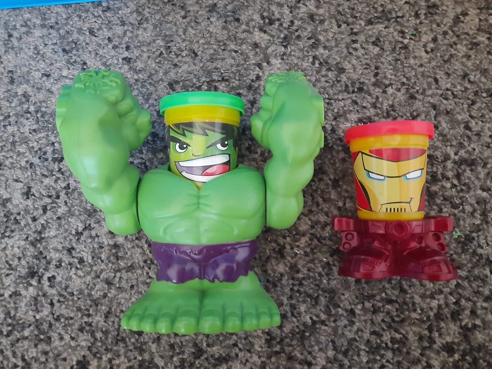 Hulk Iron Man ciastolina play doh