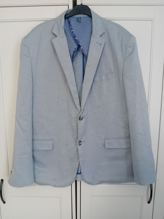 #stromberg marynarka bawełniana niebieska XXL XL