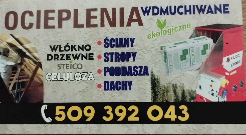 Ocieplenia wdmuchiwane