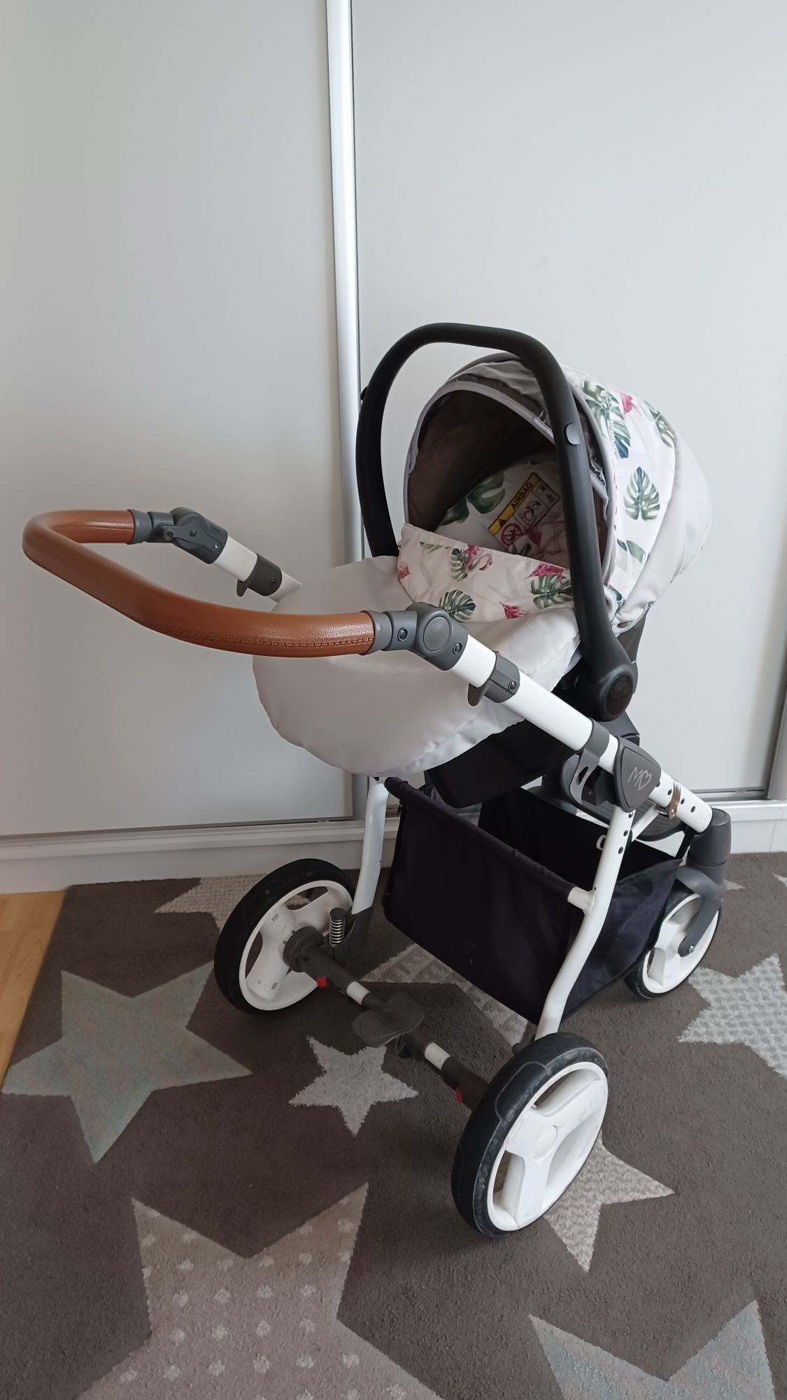 Wózek 3w1 Mommy babyactive Flamingo