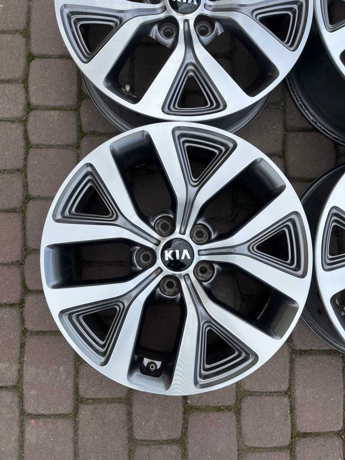 Oryginalne alufelgi Kia 5x114,3 17 cali CZUJNIKI SPORTAGE OPTIMA CEED