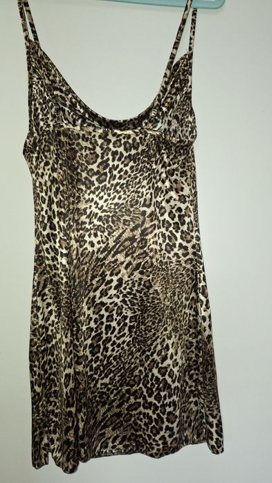 Halka, koszula nocna Unikat Noemi panterka rozmiar XS/S