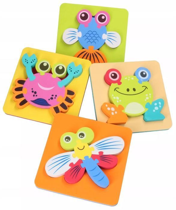 Puzzle Piankowe Zwierzęta Układanka 7260 Gazelo