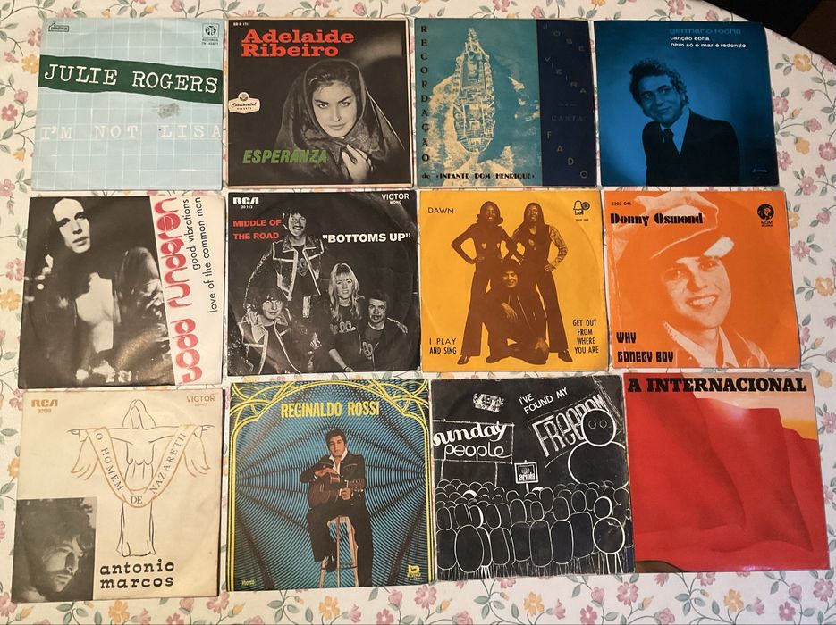 Lote de 22 discos vinil 7” ( singles )