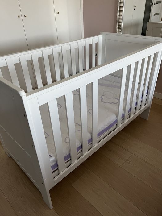 Łóżeczko Pinio 140x70 rozkadane na tapczanik