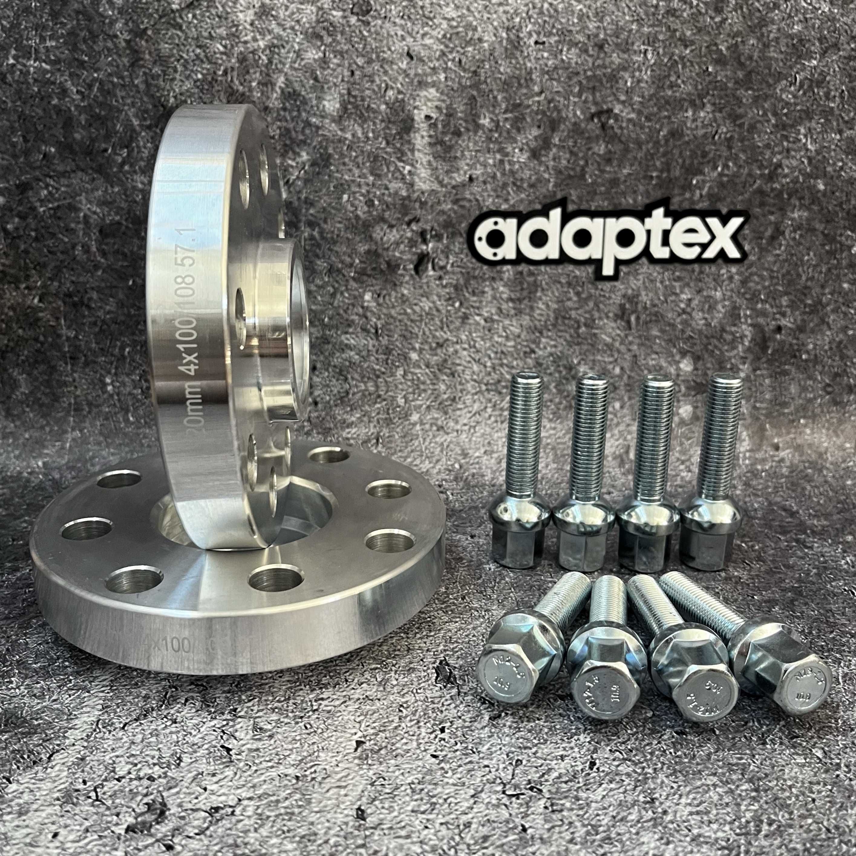 Проставки на колеса Audi, Seat, Skoda, VW 20мм PCD 4x100/108 DIA 57.1