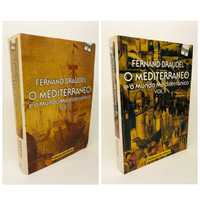O Mediterrâneo e o Mundo Mediterrânico Vol I e II - Fernand Braudel