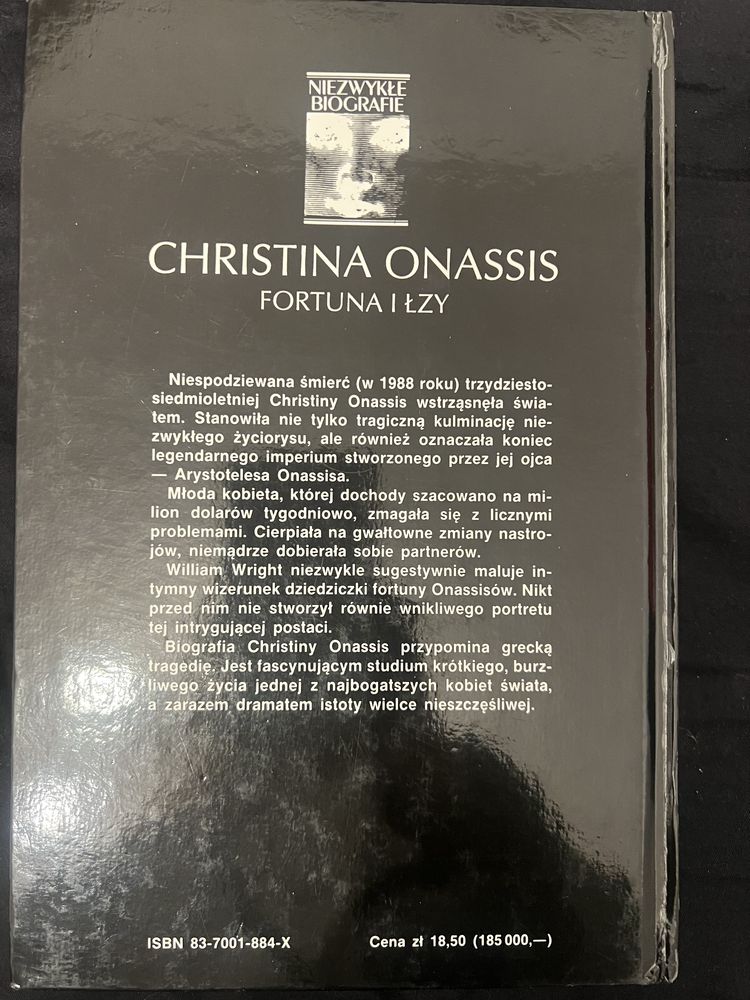 Christina Onassis, Fortuna i Łzy, William Wright