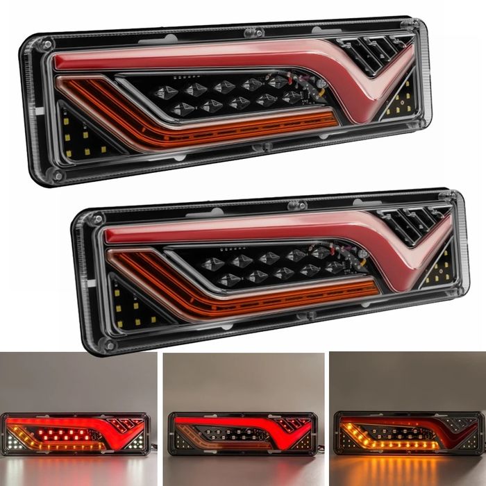 2 x lampa tylna na tył światło do naczepy przyczepy camping