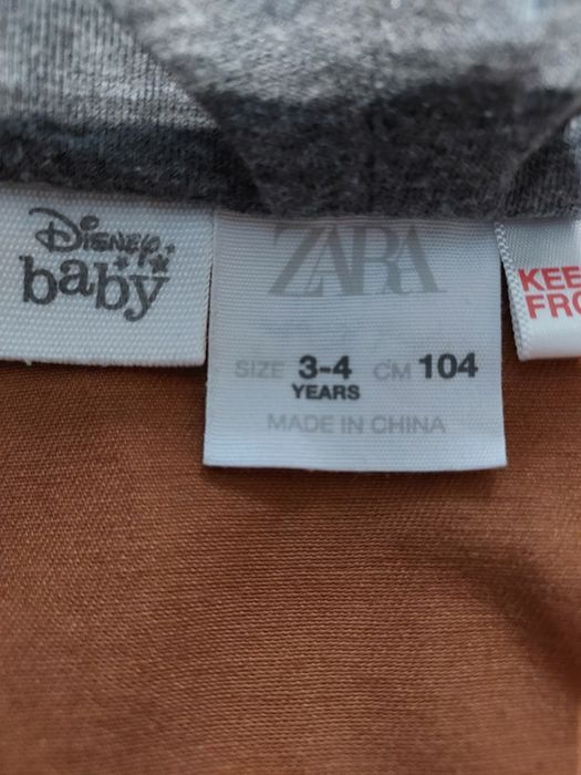 Рубашка котоновая джинсовая Zara Disney Mickey H&M