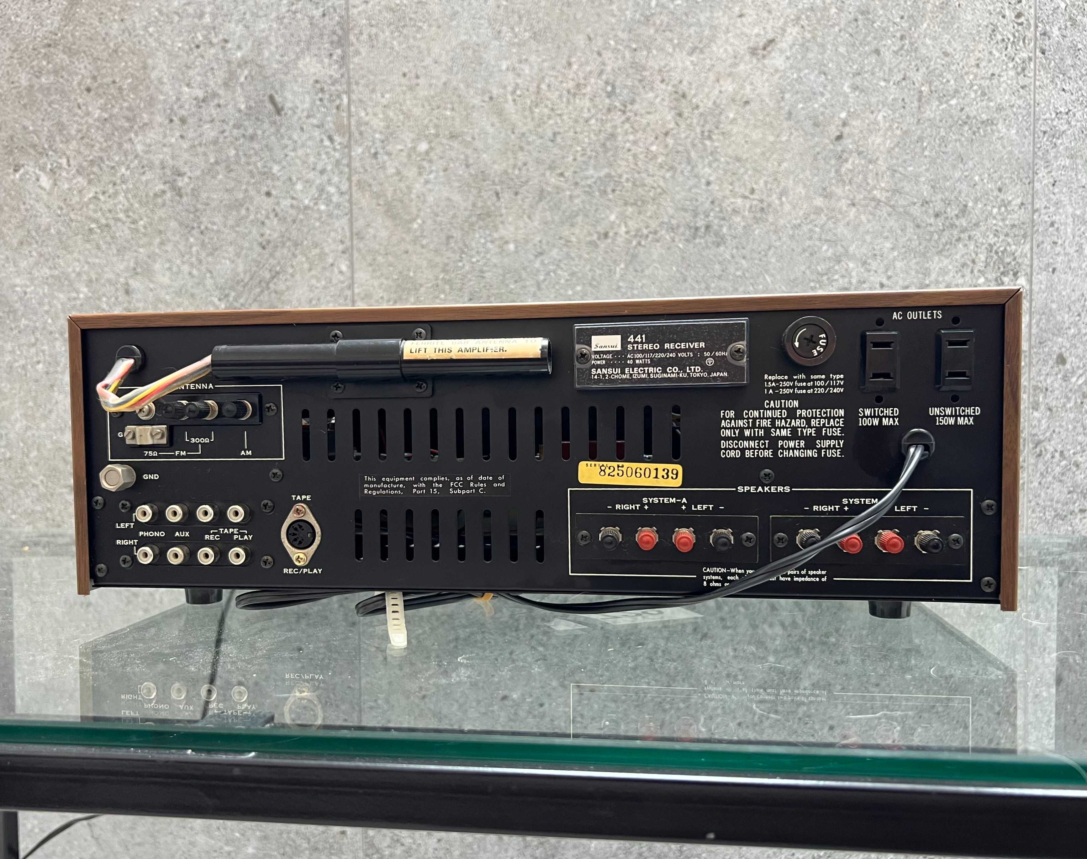 Sansui 441/PIĘKNY DESIGN/potega mocy/WSPANIAŁY DŹWIĘK/nowy serwis