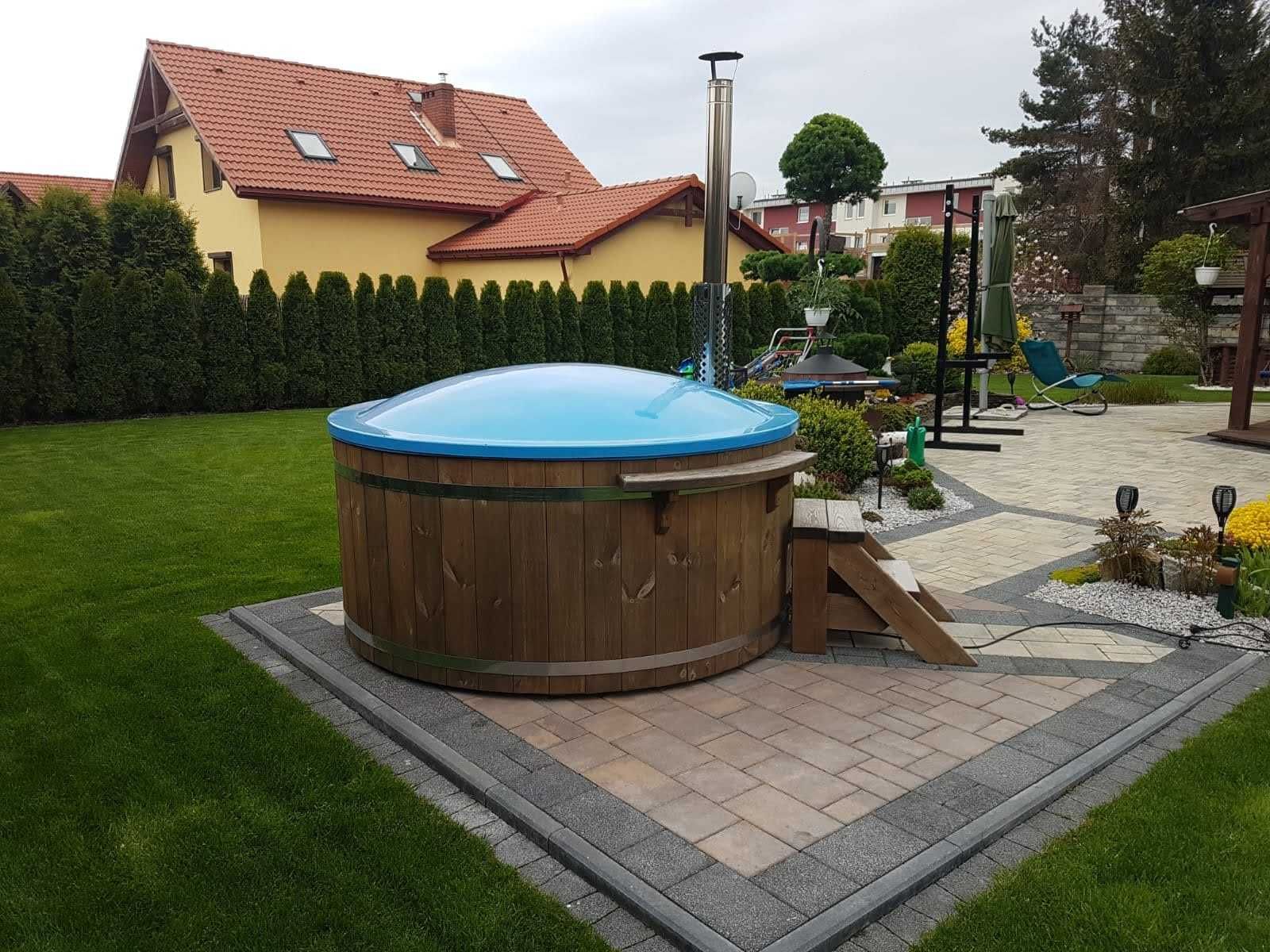 Luxury Hot Tub Gorąca Beczka Kąpielowa Balia Ruska Bania Jacuzzi