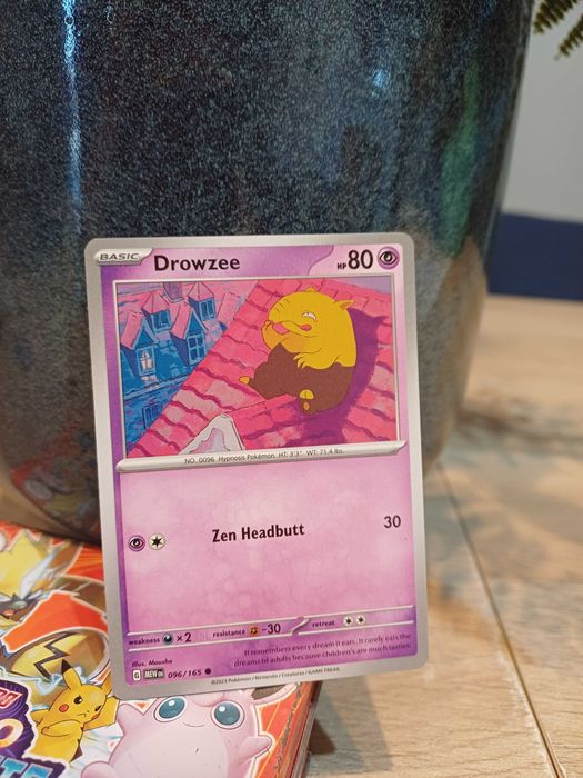 Carta Pokémon Drowzee  #96