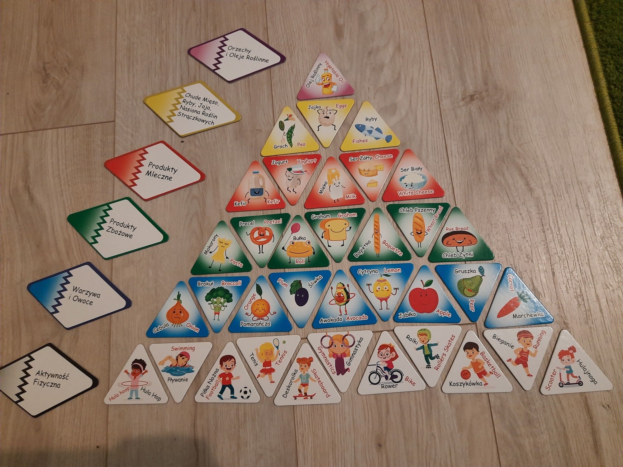 Piramida zdrowia układanka