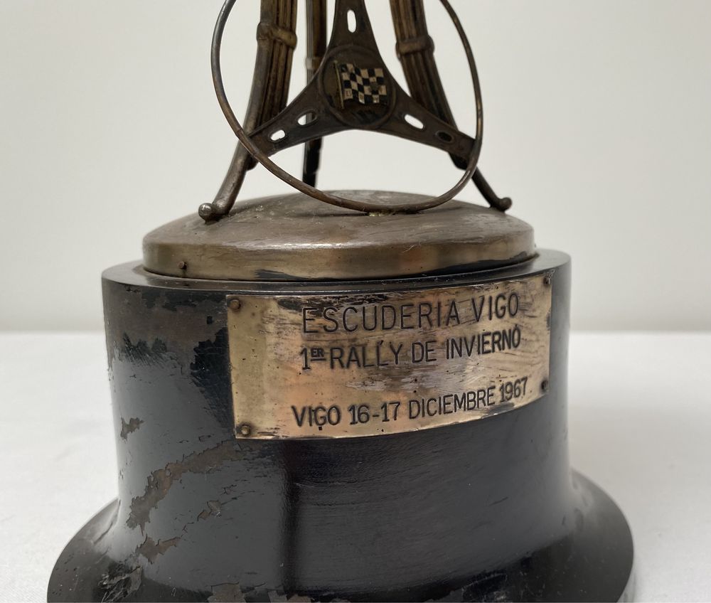 Taça troféu Escuderia Vigo 1º Rally Rali de Inverno 1967