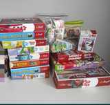 Mega duży zestaw puzzli puzzle gry planszowe edukacyjne
