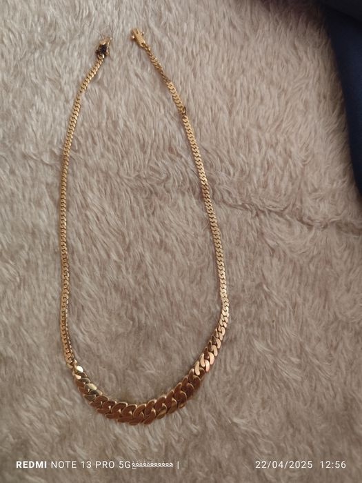 Colar de ouro 18k com recibo