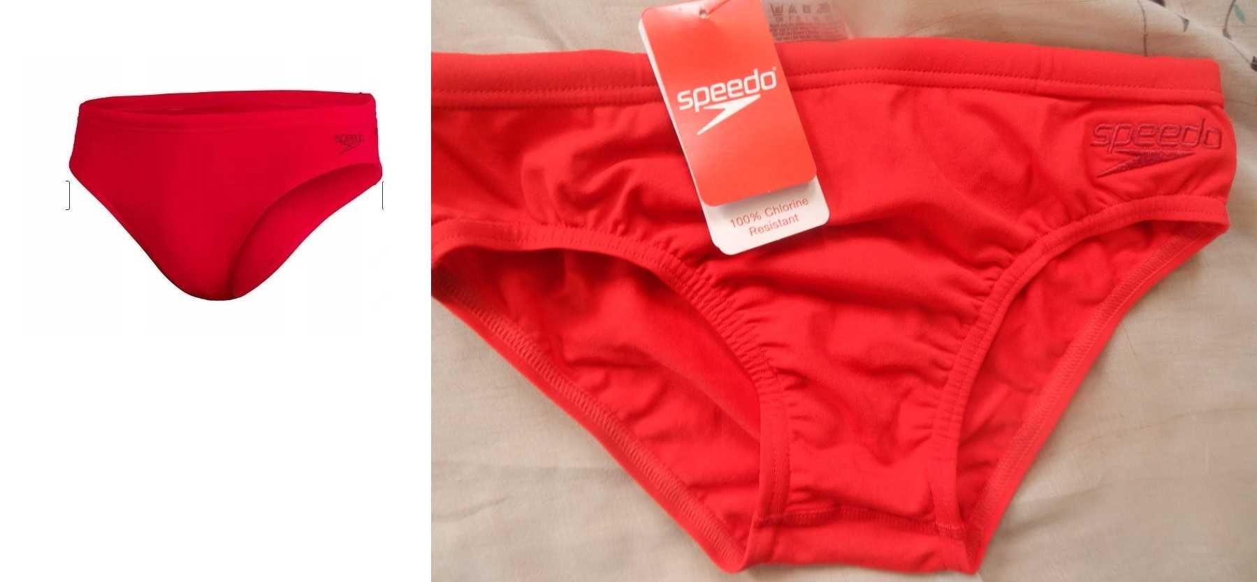 Wyprzedaż->Slipy dziecięce Speedo czerwony szerokość 31 cm x 2 ostatni