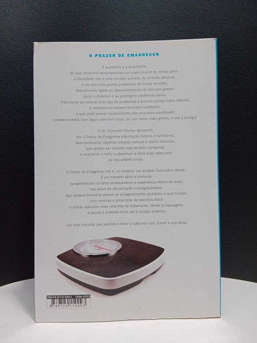 " O Prazer de Emagrecer " de Fernando Póvoas