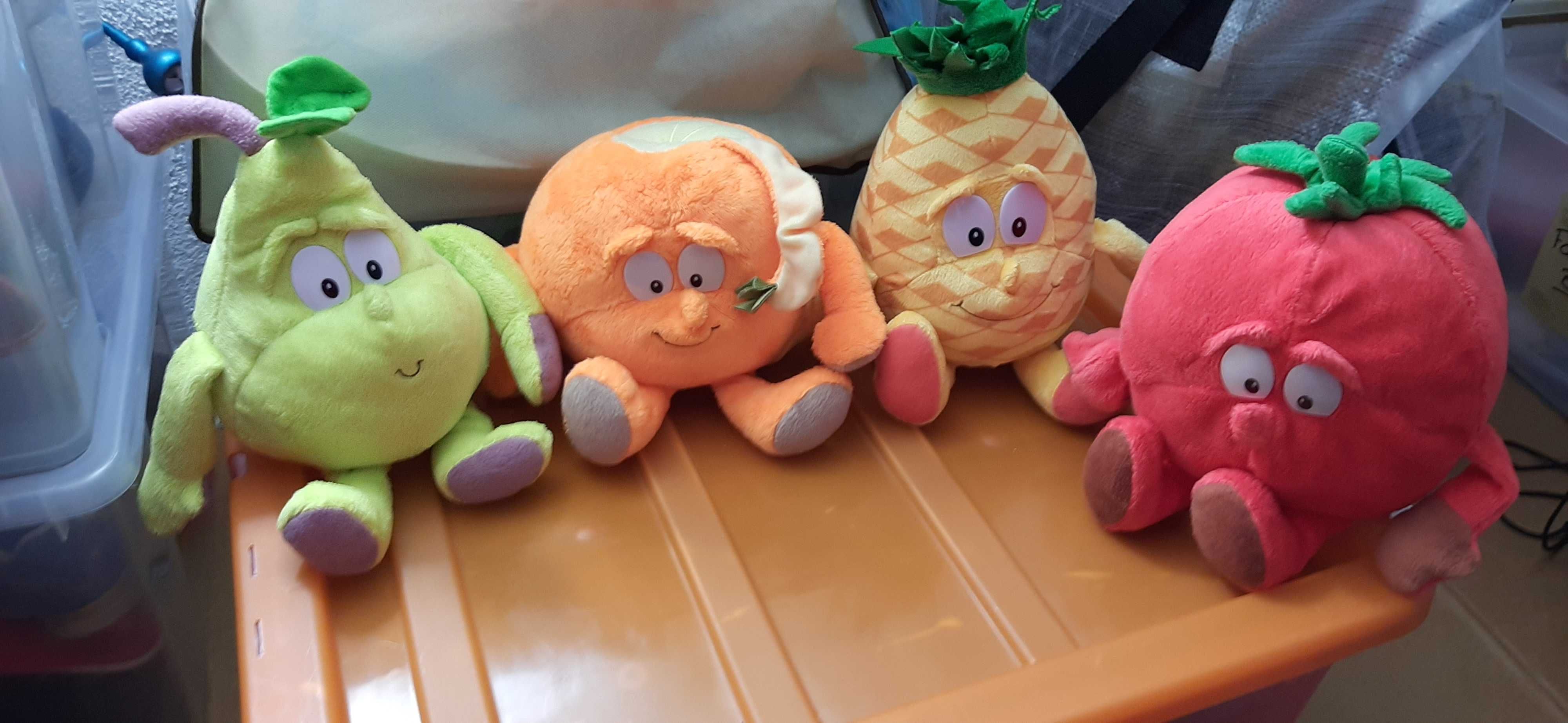 4 Peluches frutas lidl