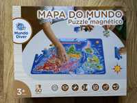 Mapa do mundo - puzzle magnético