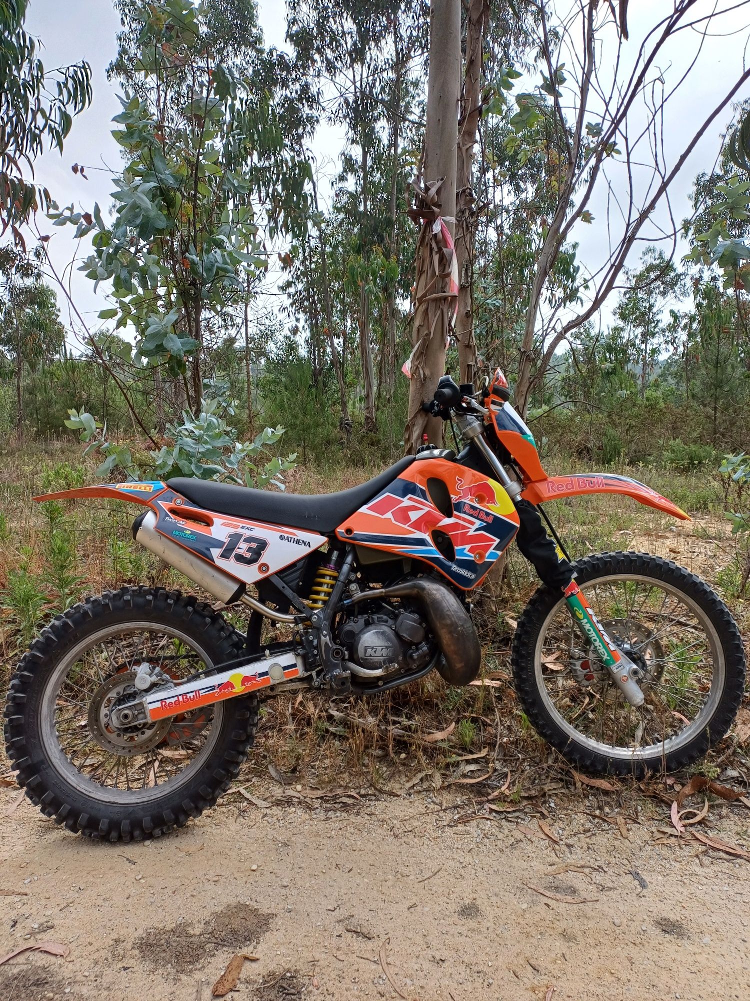 mota ktm 125cc com kit athena para 175cc