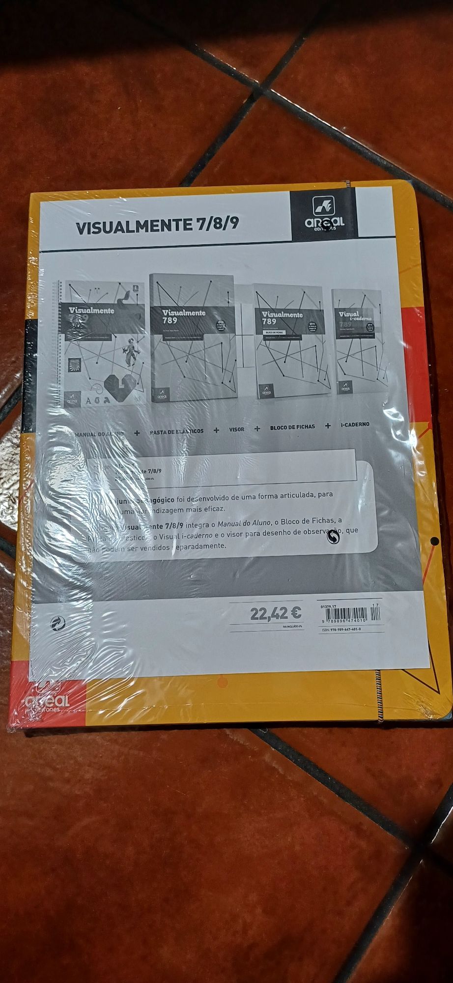 Manual e Livro de fichas de Educação Visual 7,8,9 ano