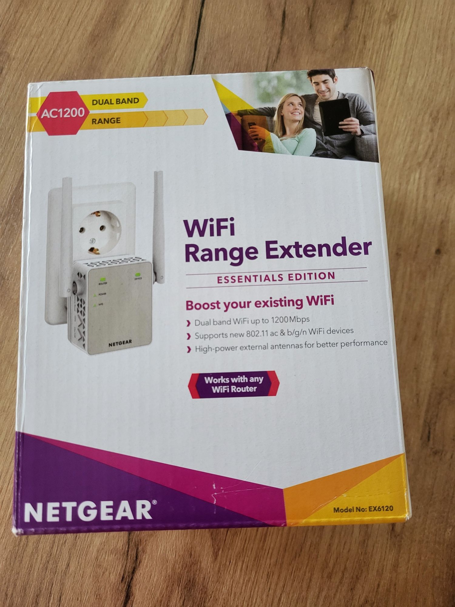 Wzmacniacz sieci Netgear EX6120 Access Point