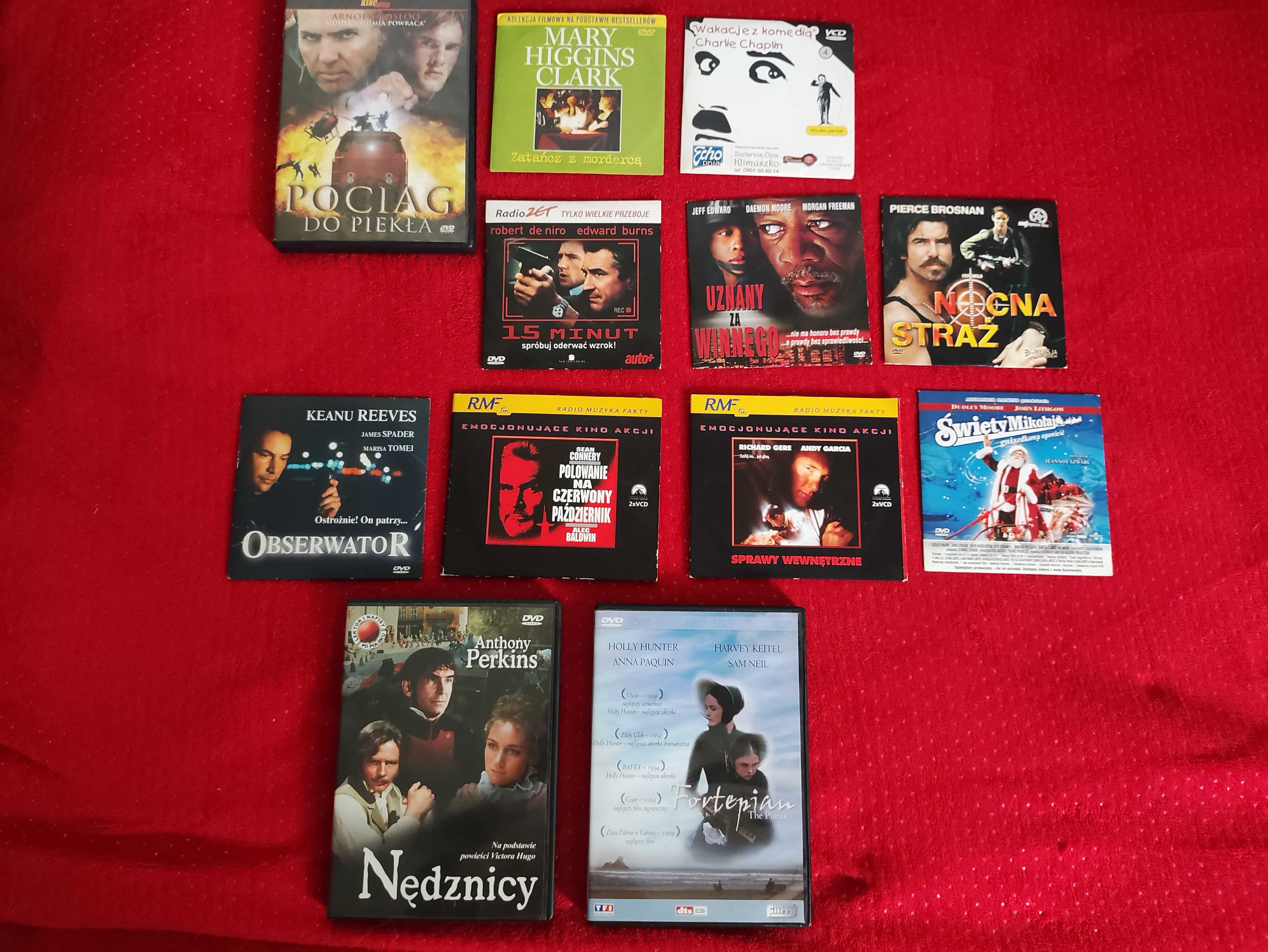 Filmy DVD Kolekcja na płytach VCD komplet