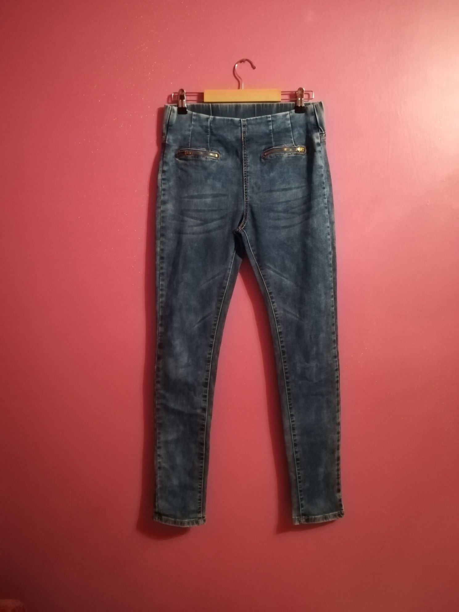 Spodnie damskie M/28 MISS RJ niebieskie jeans