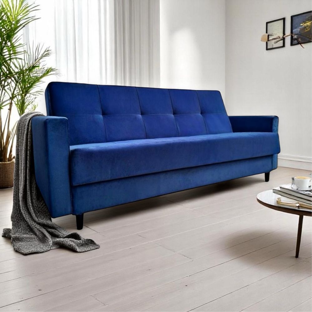 Wersalka sprężyny funkcja spania pojemnik na pościel kanapa sofa łóżko